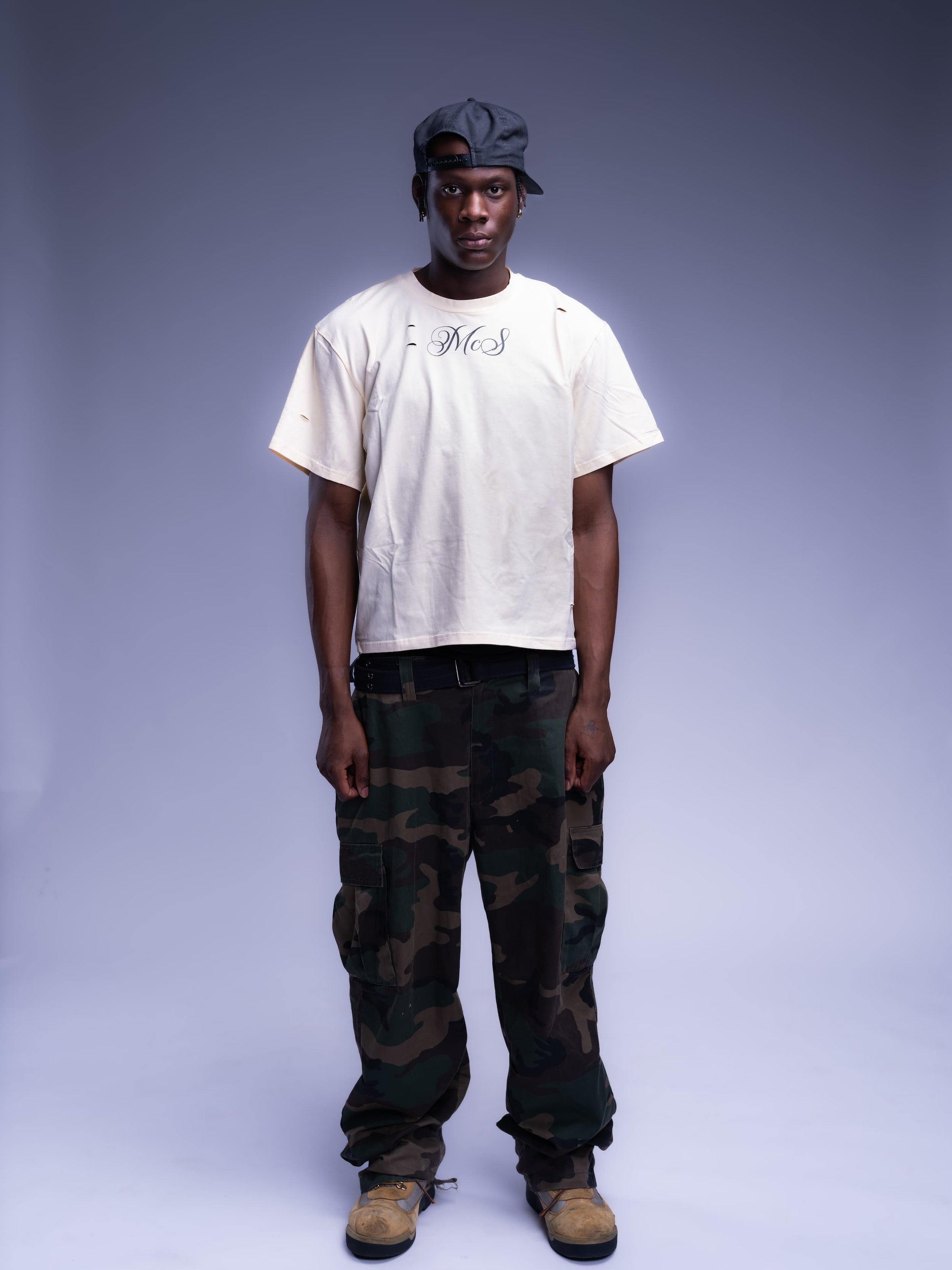 MCS Cream Script Tee