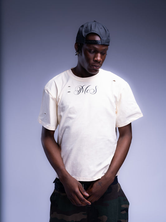 MCS Cream Script Tee